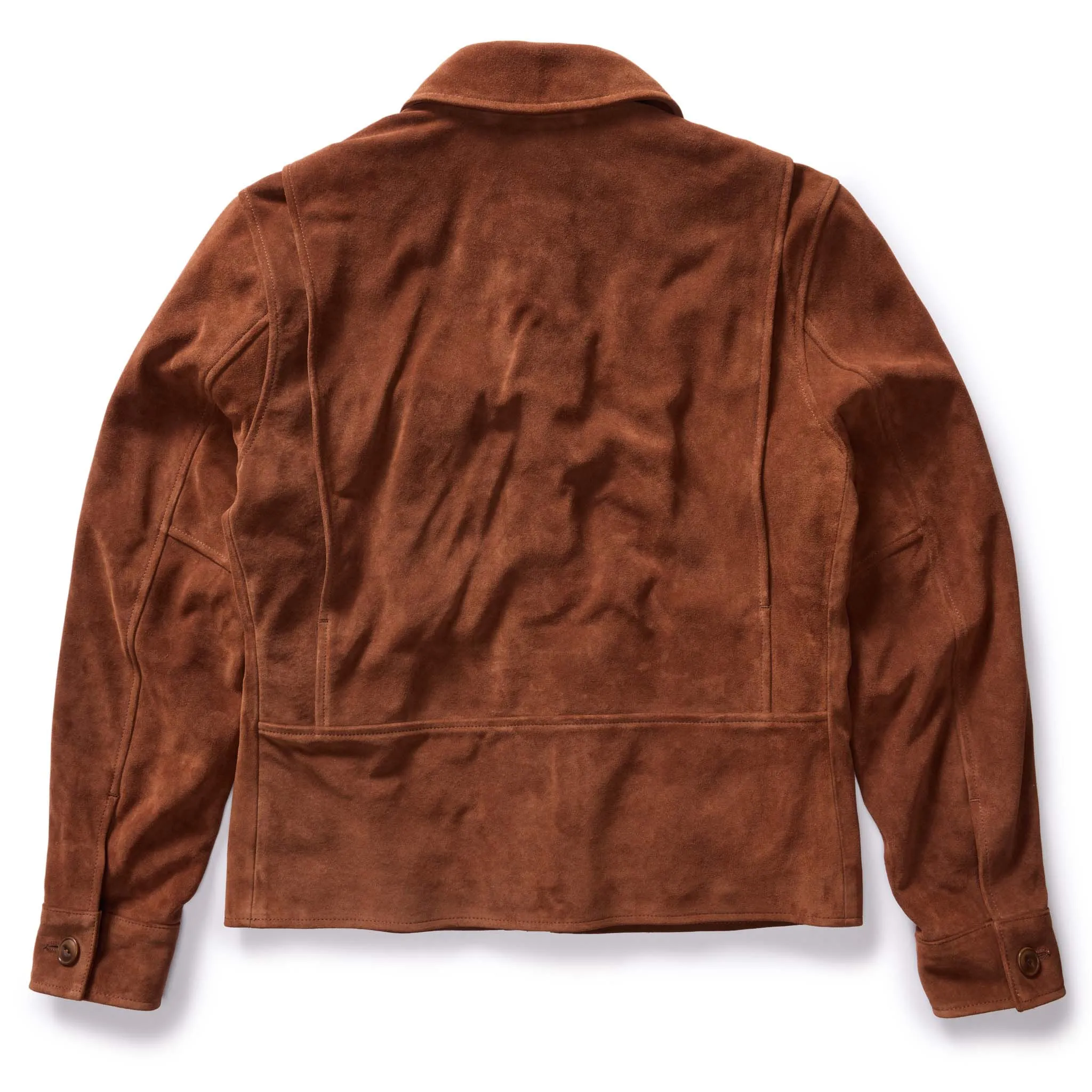 The Wyatt Jacket in Chocolate Suede