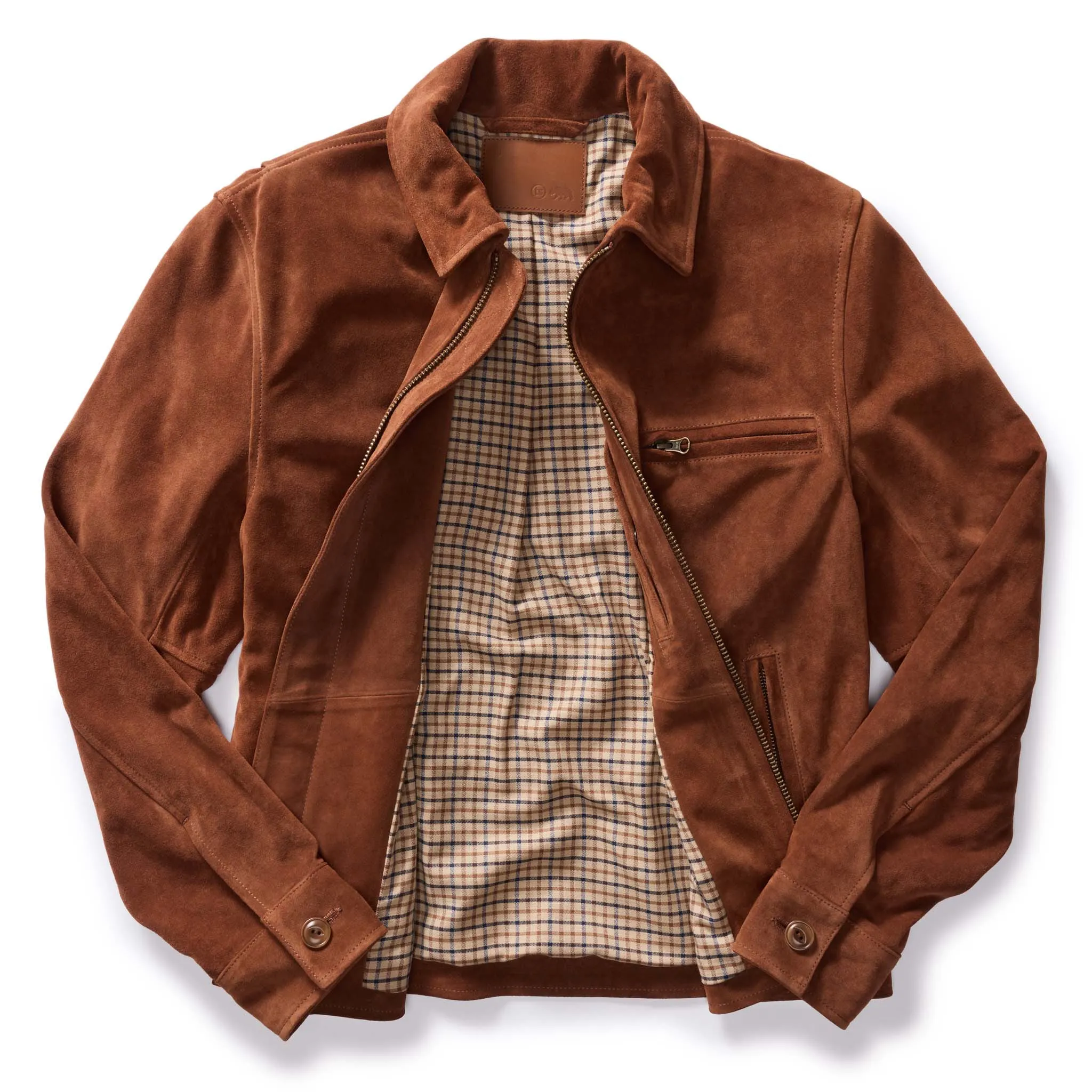 The Wyatt Jacket in Chocolate Suede