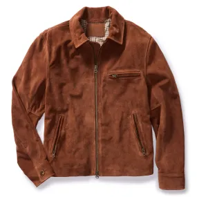 The Wyatt Jacket in Chocolate Suede