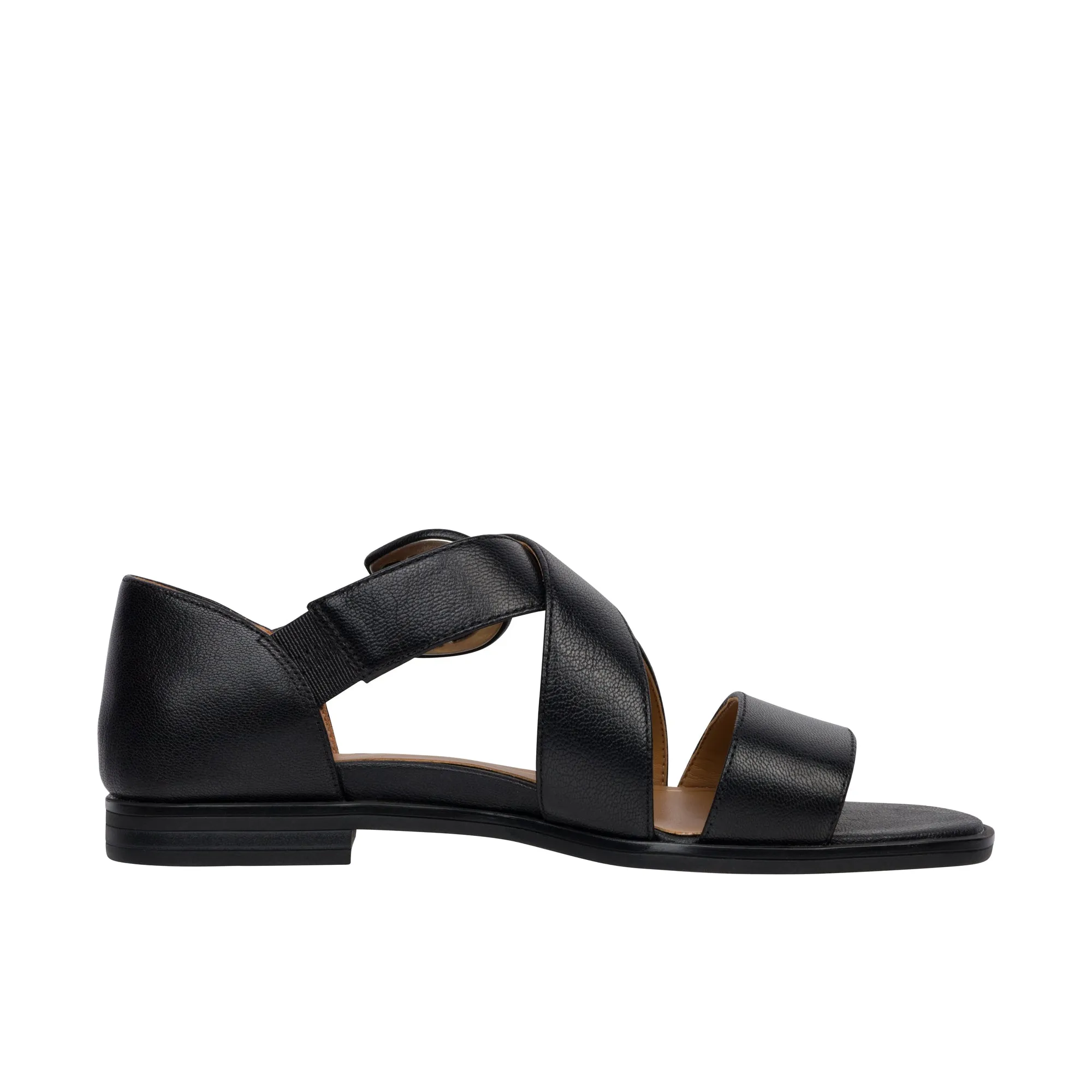 Vionic Womens Pacifica Strappy Sandal Black