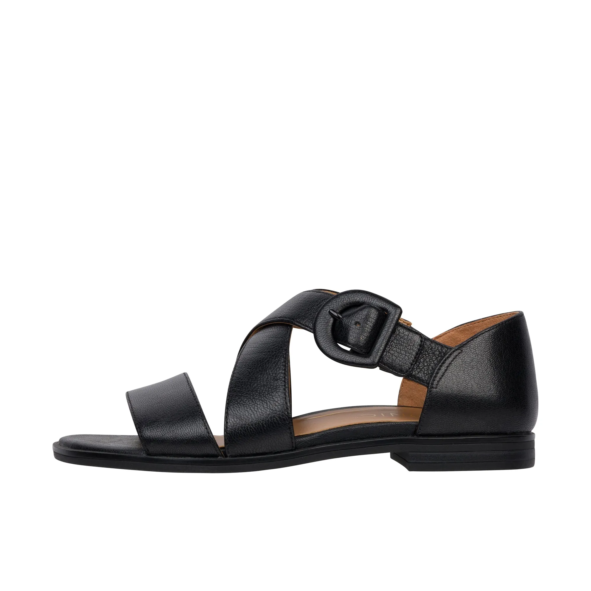 Vionic Womens Pacifica Strappy Sandal Black