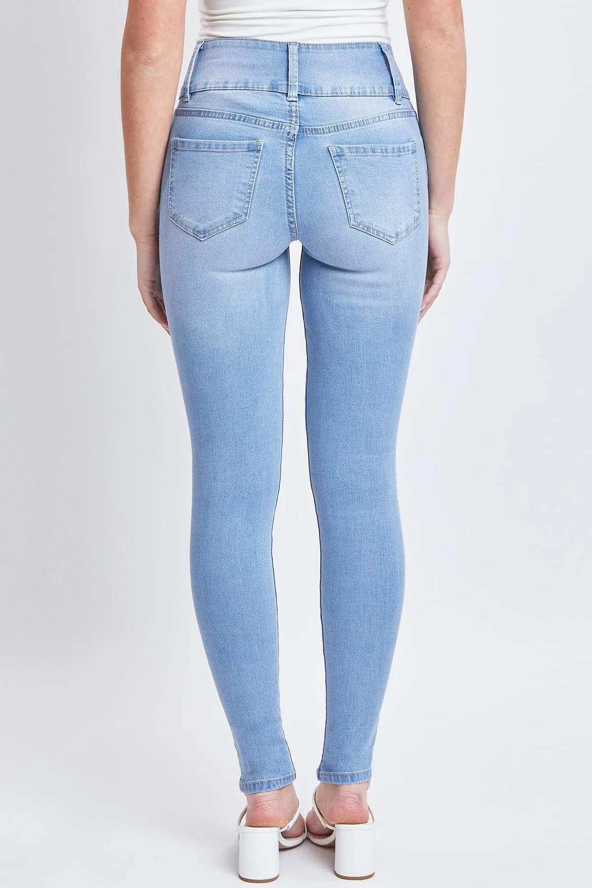 Women's Essential 3 Button Skinny Jeans