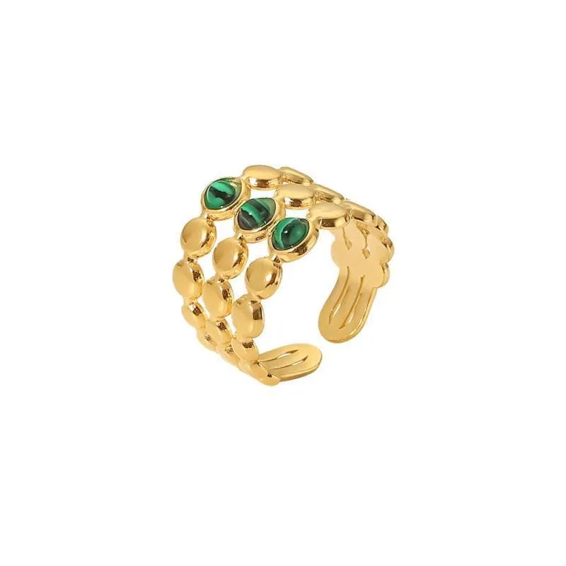 Women's Fashion Layered Turquoise Rings