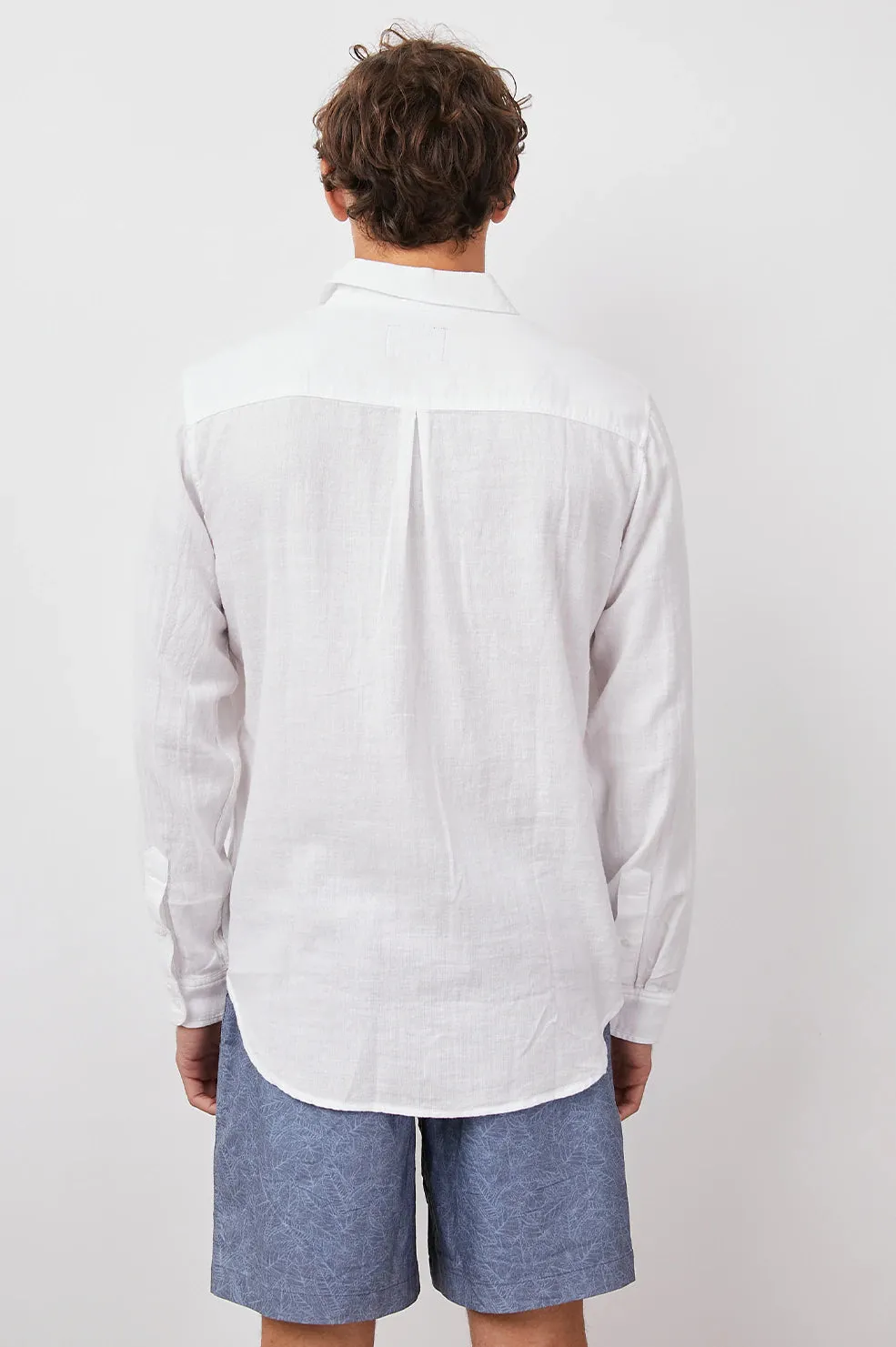 Wyatt Button Up - White