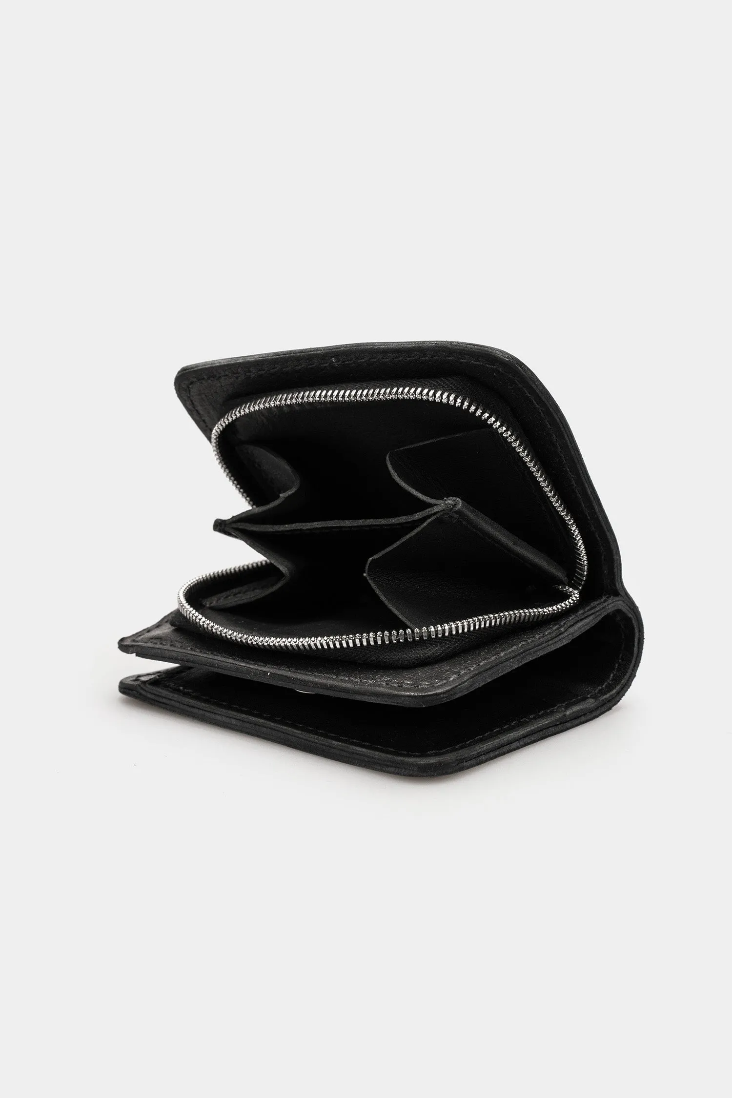 Zip leather wallet | C8